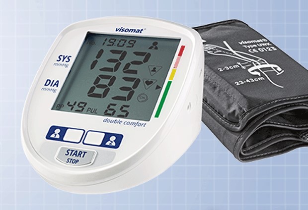 kostenlose Blutdruckmessung-Dreifach-Messung