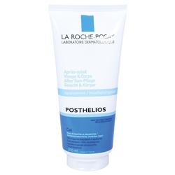 Weiße Tube mit blauer Schrift, enthält eine Après-Soleil Creme.